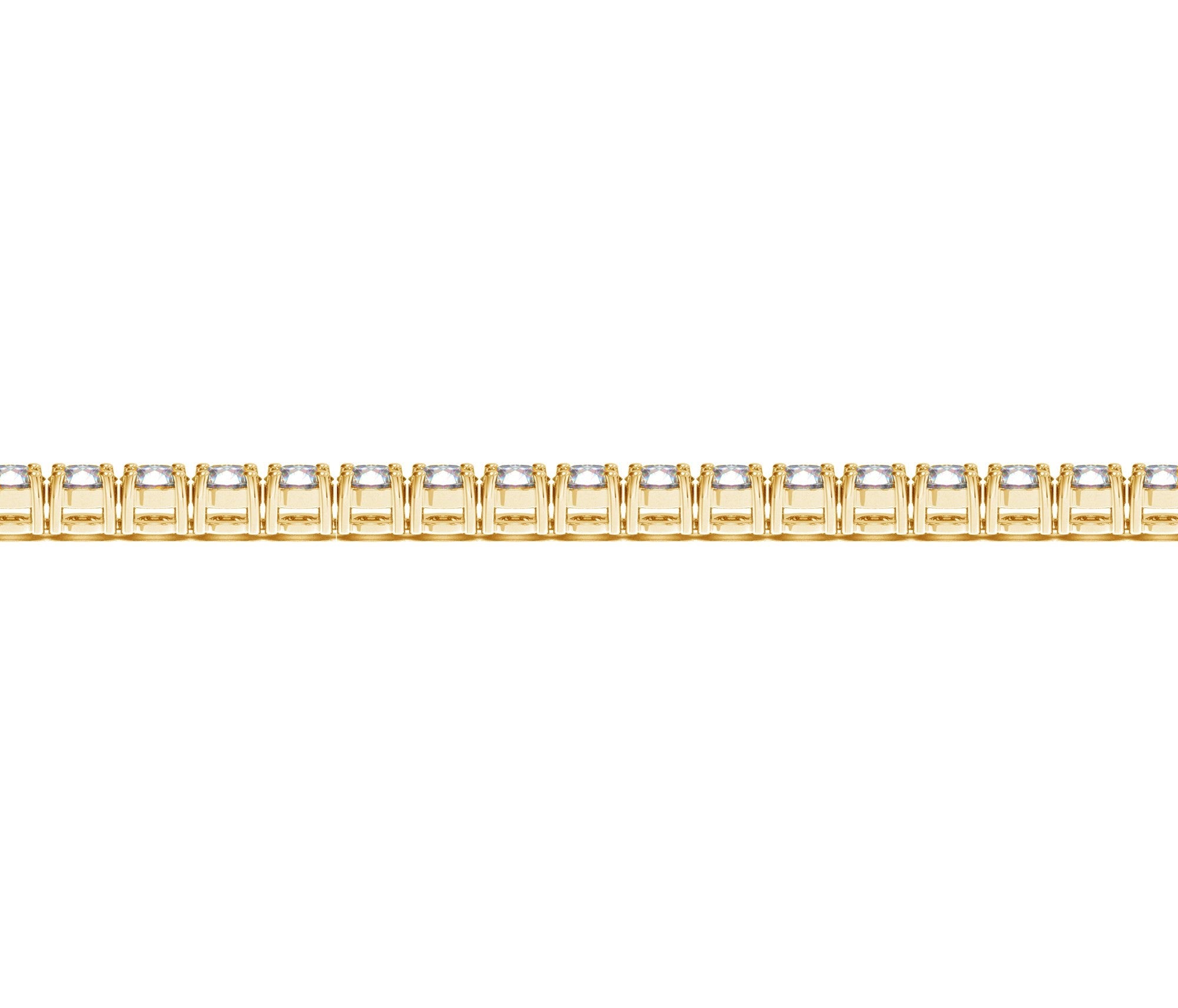 Lab Grown Round Diamond Tennis Bracelet in 14k Yellow Gold (6 cctw F/G VS2/SI1)