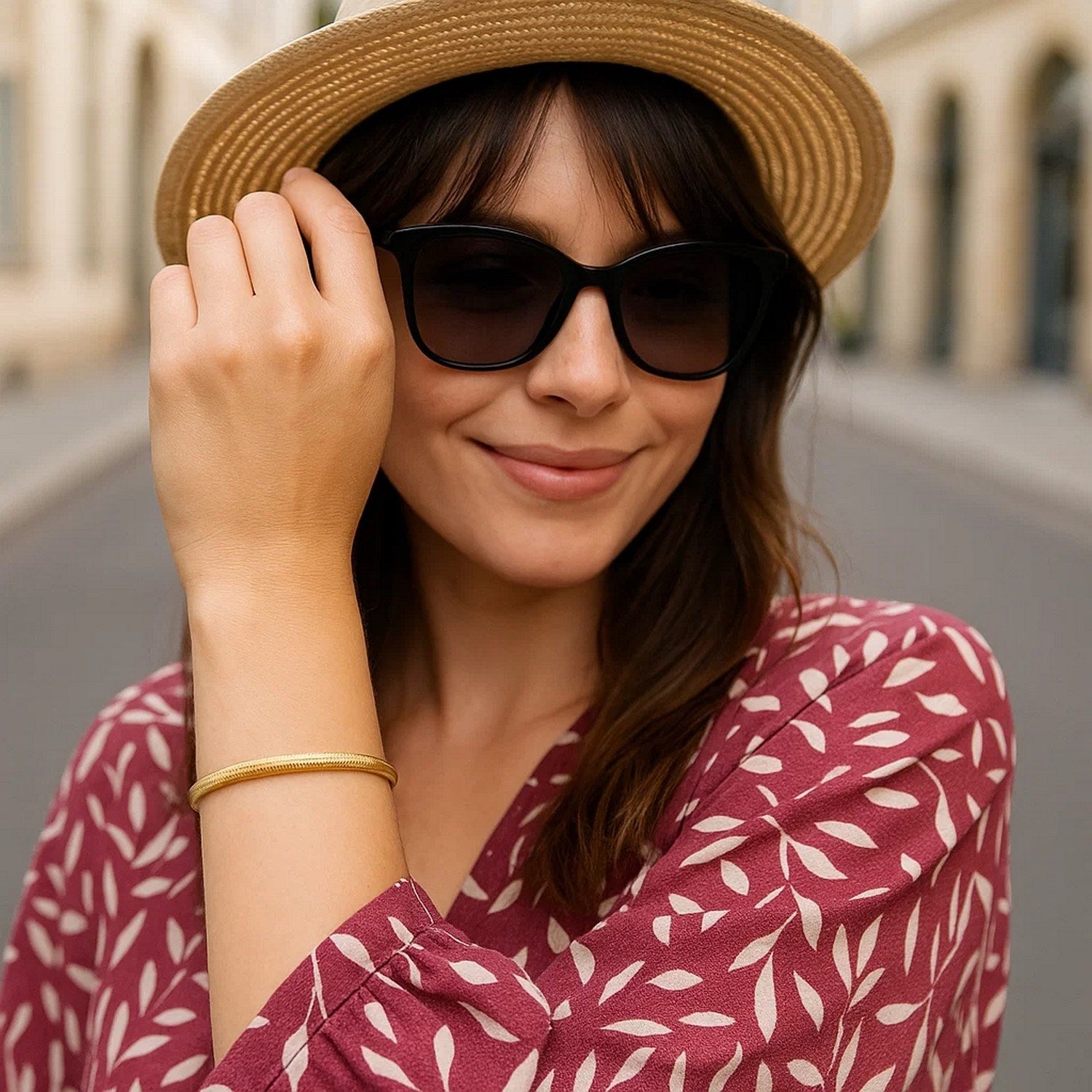 14K Yellow Gold Medium Stretch Mesh Bracelet (5.40 mm)