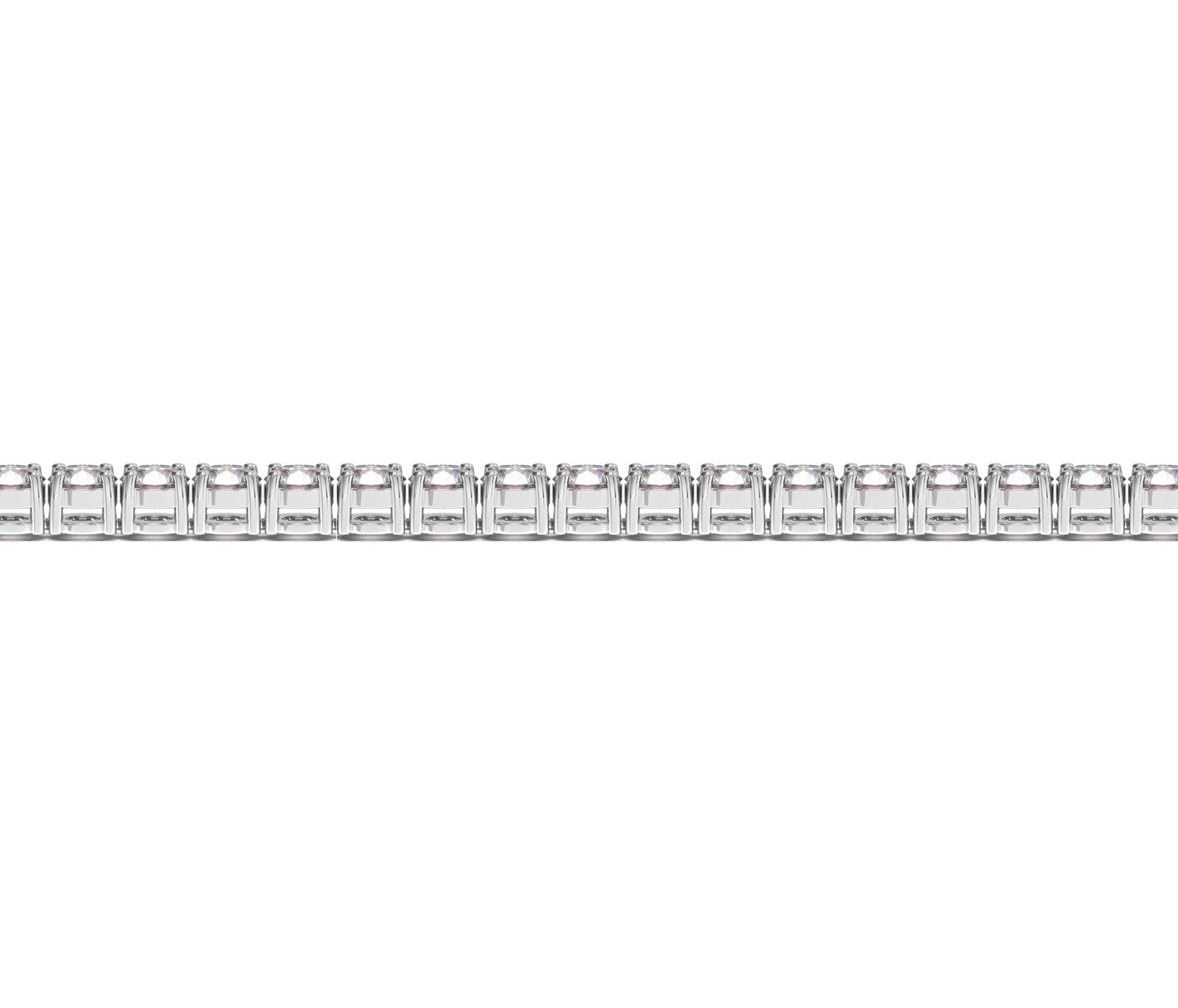 Lab Grown Round Diamond Tennis Bracelet in 14k White Gold (6 cctw F/G VS2/SI1)