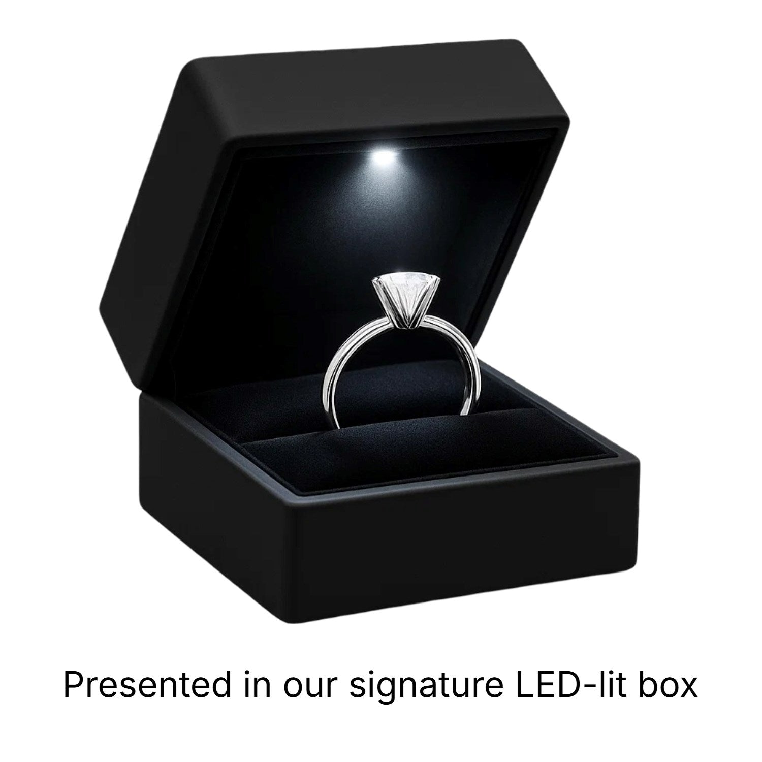 5 Carat Round Lab Grown IGI G/VS1 Diamond Solitaire Ring in 10K White Gold