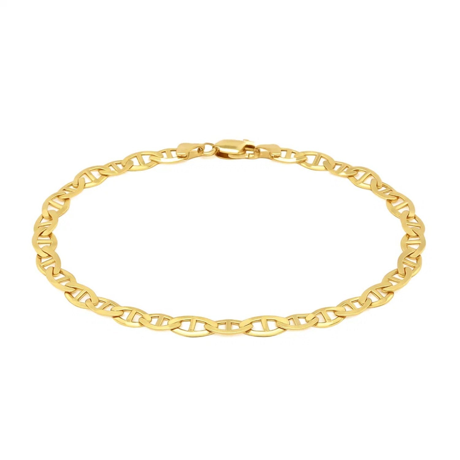 10k Yellow Gold Mariner Link Bracelet (5.10 mm)