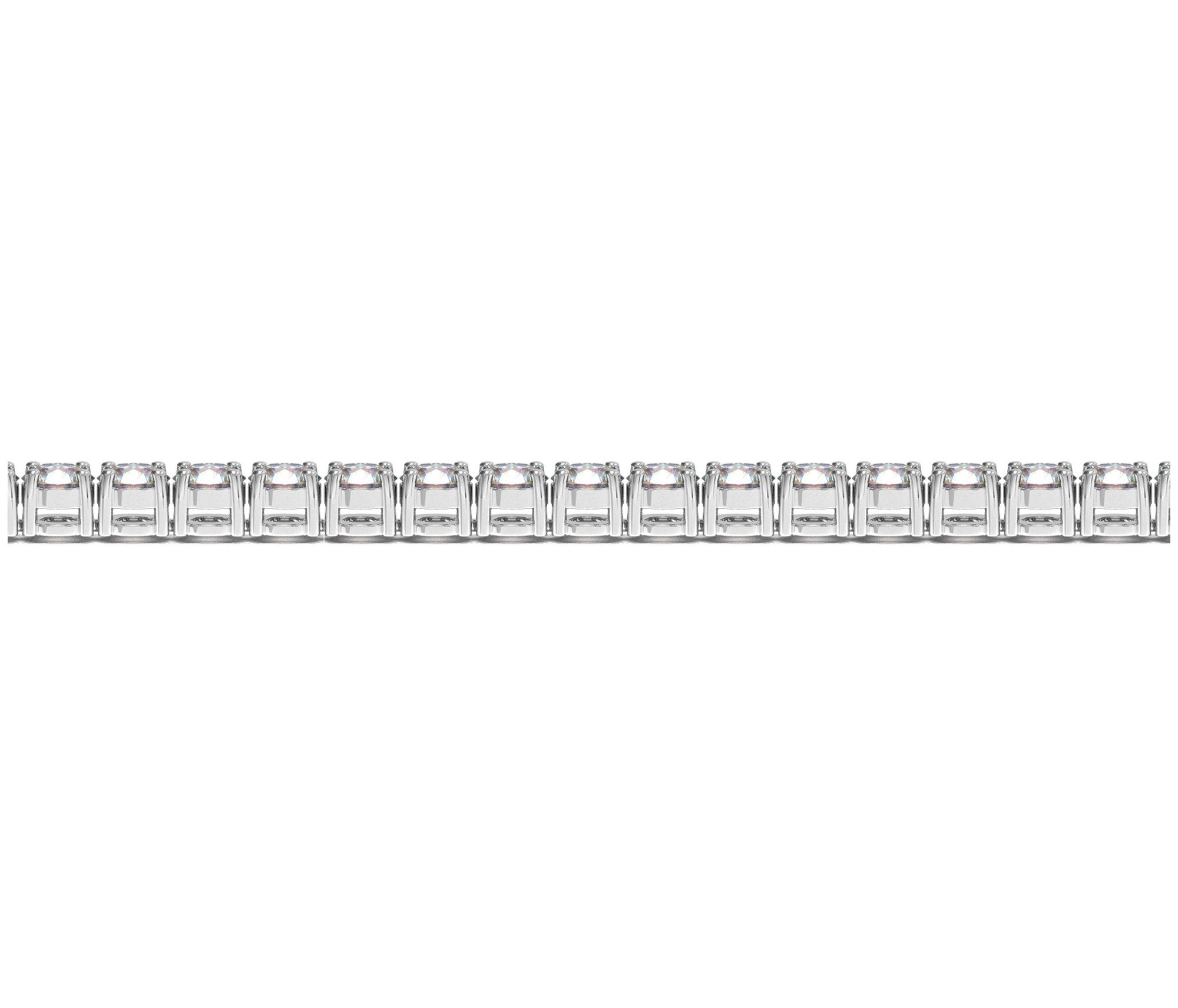 Lab Grown Round Diamond Tennis Bracelet in 14k White Gold (8 cctw F/G VS2/SI1)