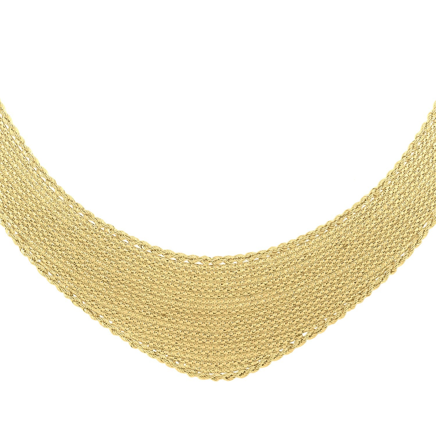 Cleopatra Gratuated Necklace in 14K Yellow Gold